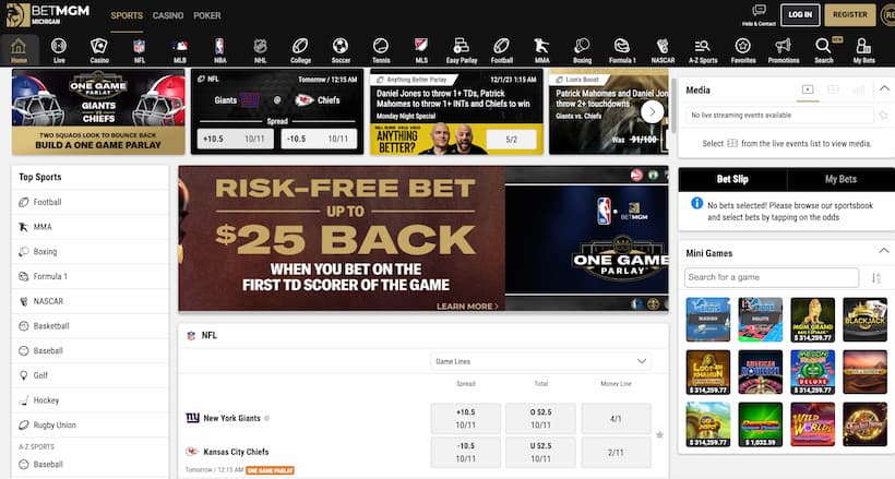 Michigan Online Sports Betting Sites: Best Online MI Sportsbooks & $5,000+ in Bonus!